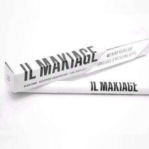IL MAKIAGE BLACK CARD WATERPROOF LIQUID EYELINER 0.05 OZ BOXED
